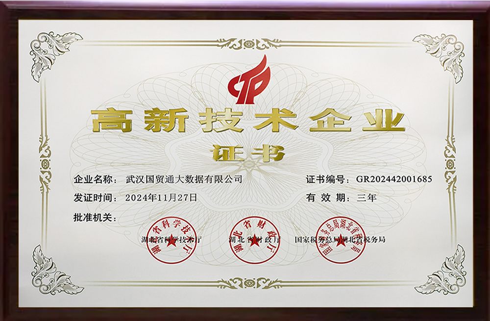 武汉国贸通高企证书-2024(1).jpg