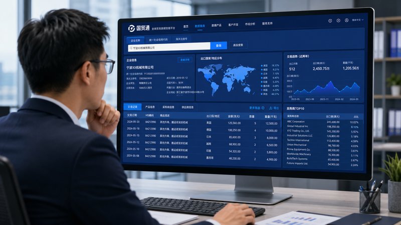 利用国贸通查询出口数据和客户背景的实用方法